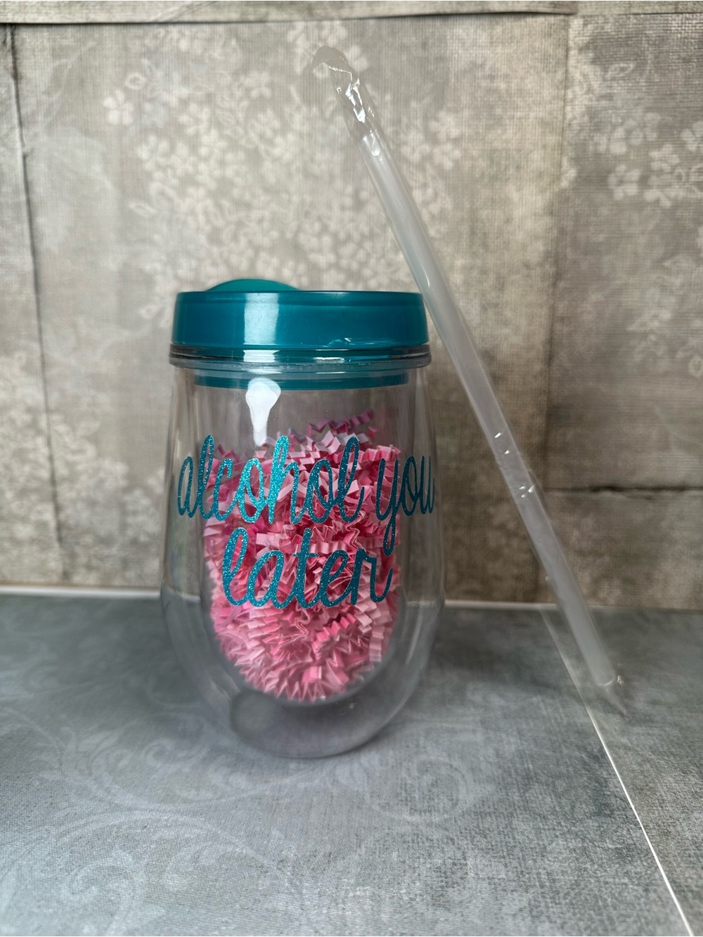 “Alcohol You Later” Wine Tumbler